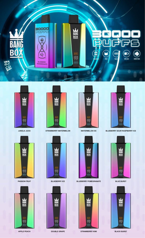 10pcs Bang Box BX1 30K Puffs Portable Vape